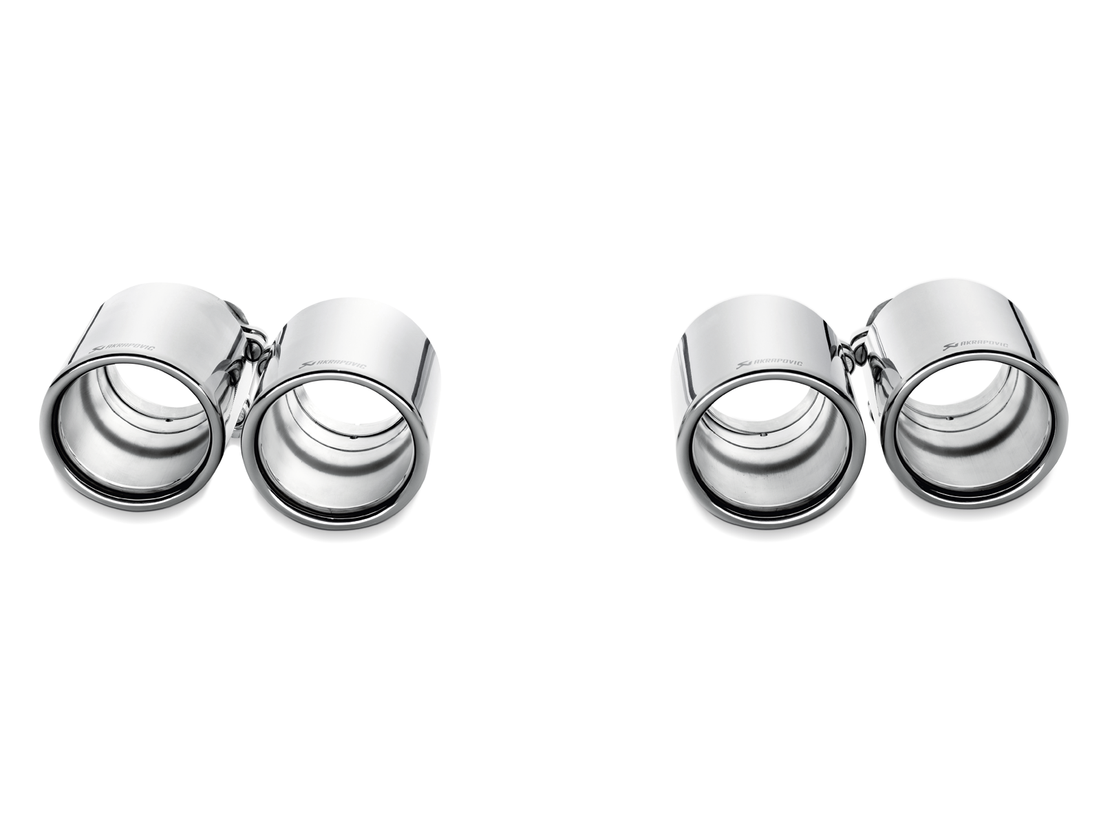 Akrapovic Tail pipe set (Titanium) - BMW M5 (F10) 2017-2018 - TP-T/S/5 - Revzone
