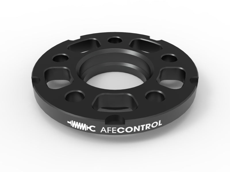 aFe CONTROL Billet Aluminum Wheel Spacers 5x112 CB66.6 15mm - Toyota GR Supra/BMW G-Series - 610-721002-B