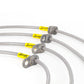 Goodridge 10-15 Chevrolet Camaro Stainless Steel Brake Line Kit - 12219
