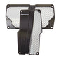 NRG Brushed Aluminum Sport Pedal A/T - Black w/Silver Carbon - PDL-150BK