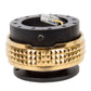 NRG Quick Release Kit - Pyramid Edition - Black Body / Chrome Gold Pyramid Ring - SRK-210BK/CG