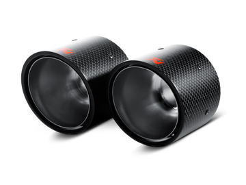 Akrapovic Tail pipe set (Carbon) - MINI Cooper S (R56) / Cooper S Cabrio (R57) / Cooper S Coupe (R58) / Cooper S Roadster (R59) / JCW (R56) / JCW Cabrio (R57) / JCW Coupe (R58)