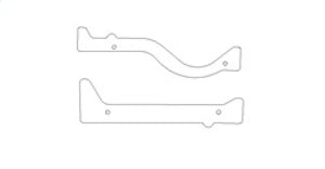 Cometic Chrysler Magnum V8 .047in Fiber Intake End Seals Kit - Front & Rear Crossovers - C5556-047
