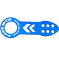 NRG Universal Front Tow Hook - Anodized Blue - TOW-100BL