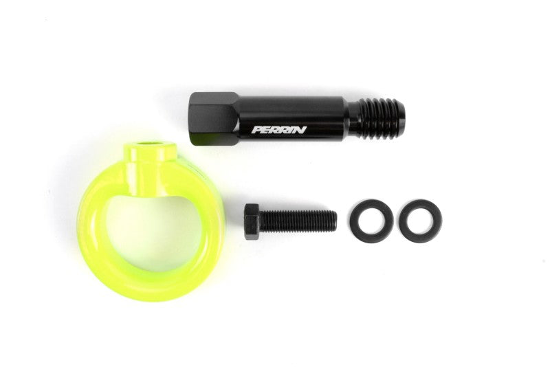 PERRIN 20-25 Toyota Supra Tow Hook Kit (Front) - Neon Yellow - PTP-BDY-230NY