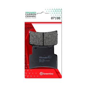 Brembo OE Kymco Xciting/Peugeot Xp Carbon Ceramic Brake Pad - Front - 07100