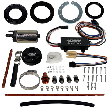 DeatschWerks Universal In-Tank Pump Mount w/ DW440 Brushless 415lph Fuel Pump & Controller - 9-441-C102-5008