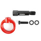 PERRIN 20-25 Toyota Supra Tow Hook Kit (Front) - Red - PTP-BDY-230RD