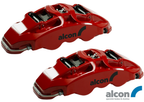 Alcon 6 Pot Car99 Billet Callipers Red 30.2/34.9/38.1mm Pair - Revzone