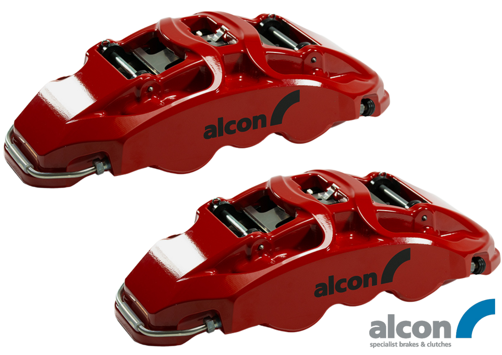 Alcon 6 Pot Car99 Billet Callipers Red 30.2/34.9/38.1mm Pair - Revzone