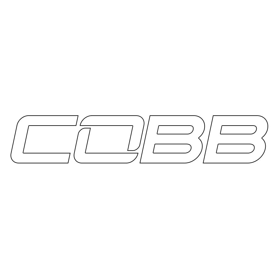 Cobb Tuning Logo Decal 4" - White - Revzone