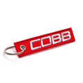 Cobb Tuning Red Embroidered Keychain - Revzone