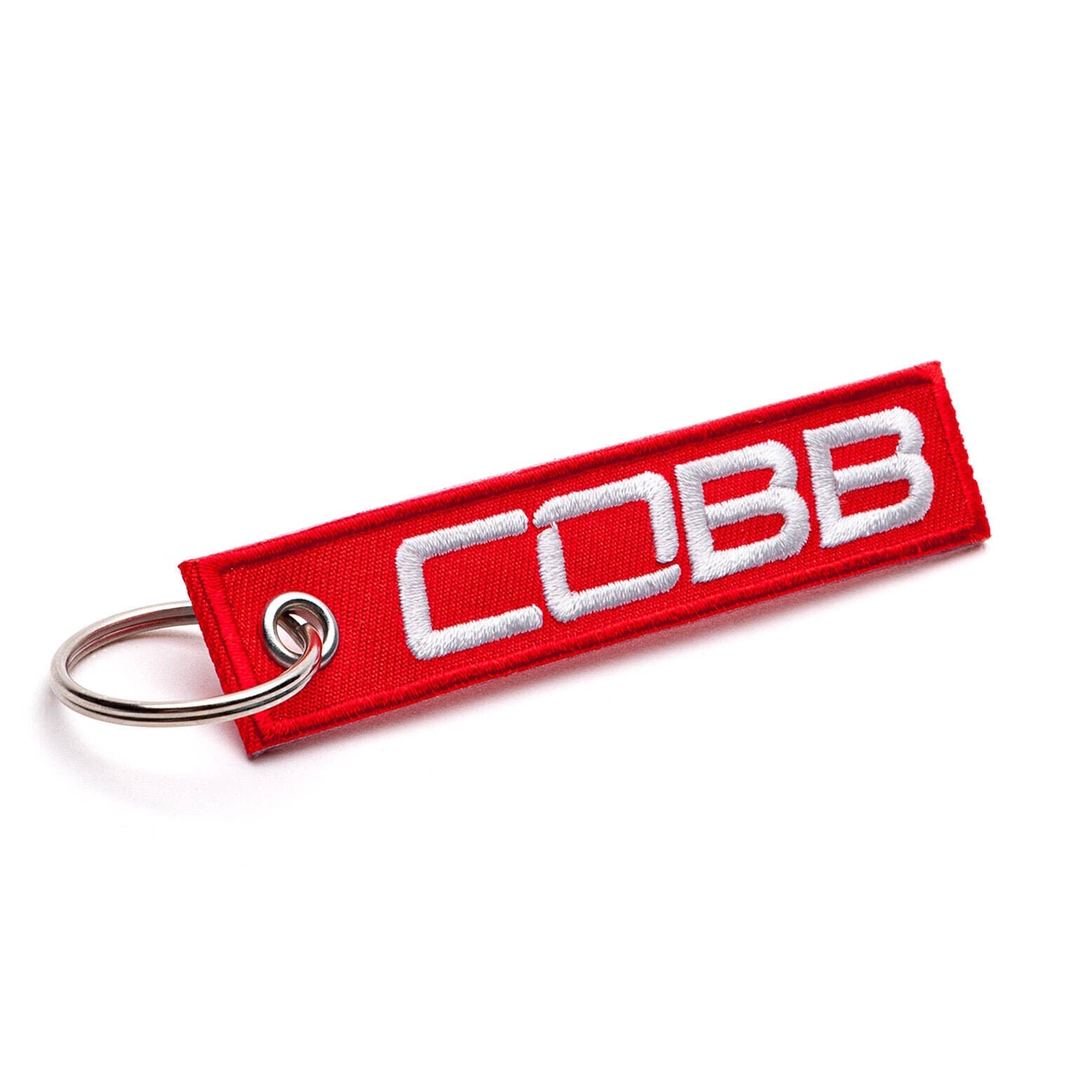 Cobb Tuning Red Embroidered Keychain - Revzone