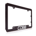 Cobb Tuning Black License Plate Frame - Revzone