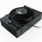 CSF Universal Drag Race / Tuck Radiator -10.5H" x 10L" x 3.6W" (5.65" w/fan) - Includes 9-inch SPAL fan - Includes inlet/outlet kit (1.25 or -16) + in