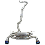 Invidia R400 70mm Engine Back Exhaust w/PSR Unequal Headers - Straight Cut Polished Stainless Tips - Subaru BRZ & - Revzone