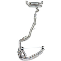 Invidia Q300 70mm Engine Back Exhaust w/PSR Unequal Headers - Subaru BRZ & Toyota 86 12-21, 22+ (6MT) - Revzone
