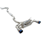 Invidia R400 70mm Engine Back Exhaust w/PSR Unequal Headers - Straight Cut Polished Stainless Tips - Subaru BRZ & - Revzone