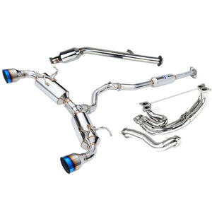 Invidia N2 70mm Engine Back Exhaust w/PSR Unequal Headers - Subaru BRZ & Toyota 86 12-21, 22+ (6MT)