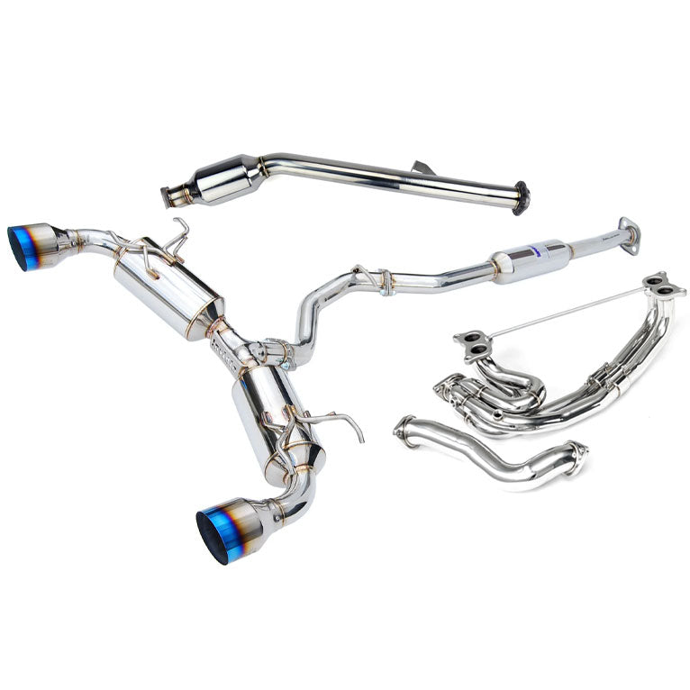 Invidia N2 70mm Engine Back Exhaust w/PSR Unequal Headers - Subaru BRZ & Toyota 86 12-21, 22+ (6MT) - Revzone
