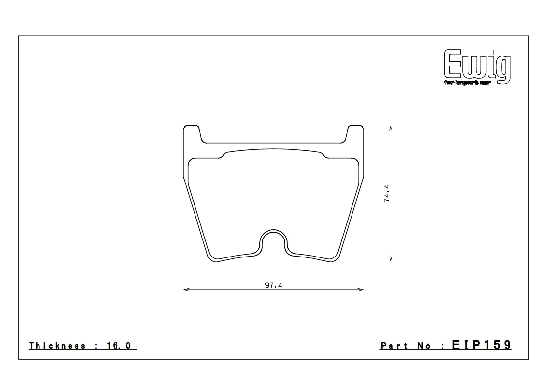 Endless MX87 Front Brake Pads EIP159MX87 - Audi RS3 8V - Endless - Revzone