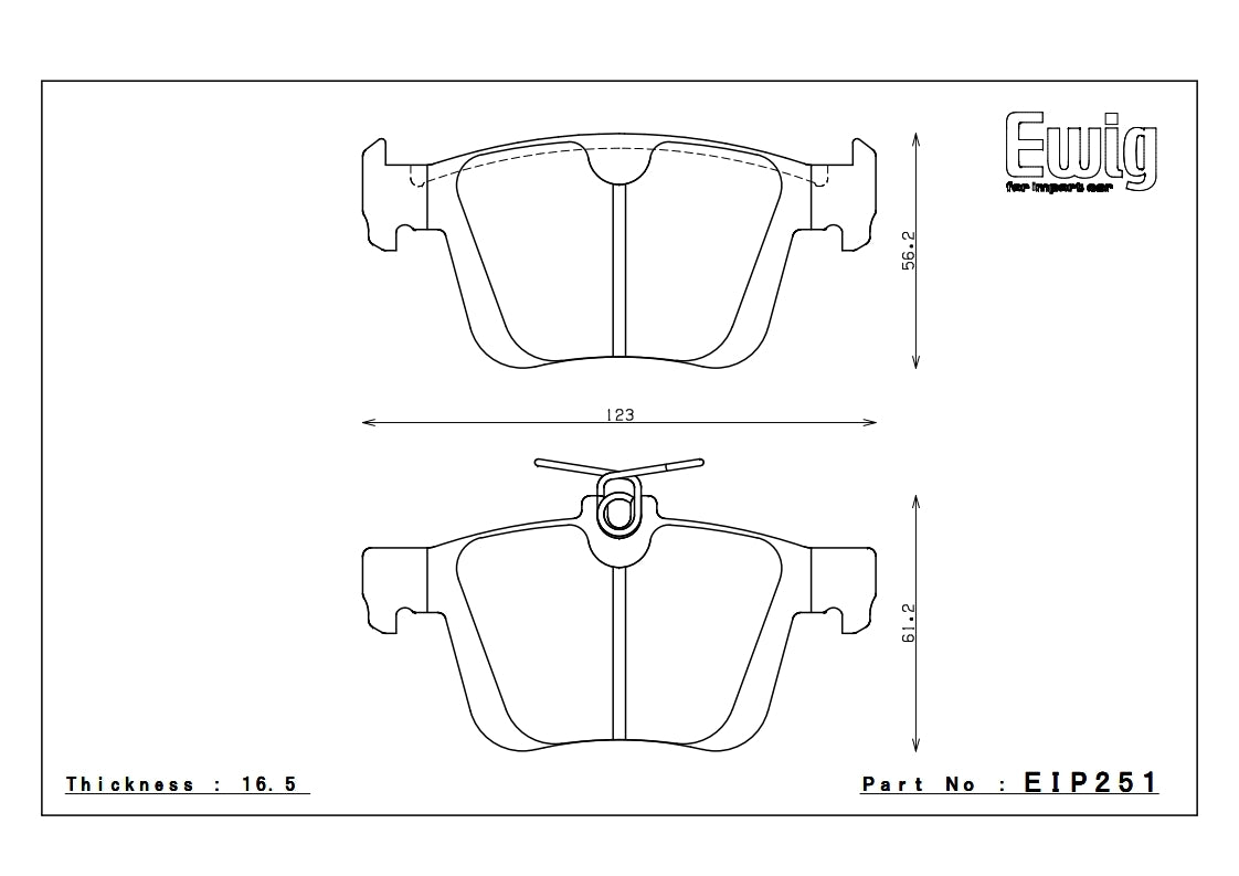 Endless MX87 Rear Brake Pads EIP251MX87 - Audi RS3 8V - Endless - Revzone