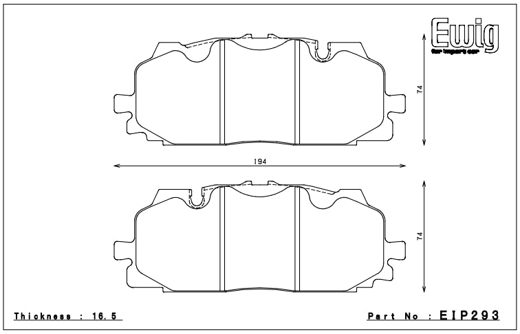 Endless MX72 Front Brake Pads - RS4/RS5 B9/B9.5 - Revzone