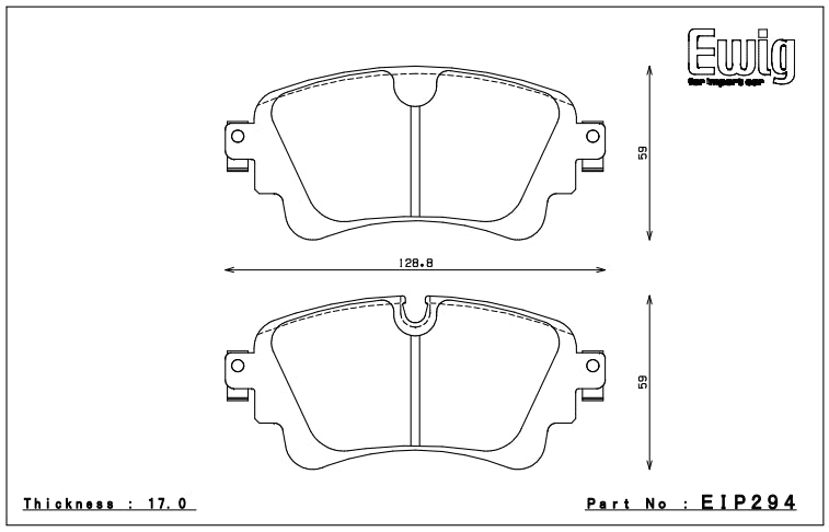 Endless MX72 Rear Brake Pads - RS4/RS5 B9/B9.5 - Revzone
