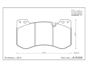Endless ME20 Front Brake Pads - BMW M2 G87/ME G8/M4 G82 (EIP328ME20)