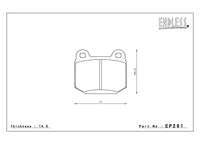 Endless MX72 rear pad EP291 - Subaru WRX STI / Toyota 86
