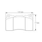 Endless ME20 Front Brake Pads - Honda Civic Type R FK8 FL5/Subaru STI 01-17/Mitsubishi EVO 7-10 - Revzone