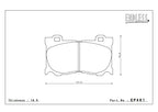 Endless MX72 Front + Rear Set - Nissan 370Z Z34 - EP461-462MX72 - Revzone
