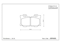 Endless ME20 rear pad EP462 - Nissan 370Z Z34