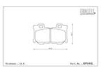 Endless MX72 rear pad EP462 - Nissan 370Z Z34