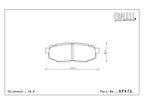 Endless ME20 rear pad EP472 - Toyota GR86 / 86