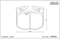 Endless MX72 Front Brake Pads - Toyota GR Supra A90 Mk5 - Revzone