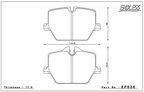Endless ME20 Rear Brake Pads - Toyota GR Supra A90 Mk5 - Revzone