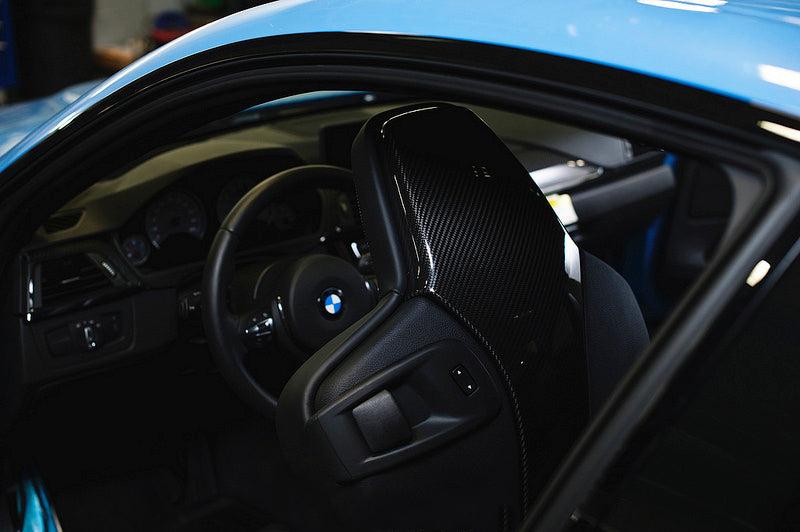 Eventuri Black Carbon Seat Back Covers - BMW F8X M3/M4 - Revzone