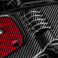 Eventuri FK8 and FK2 Engine Cover Red and Black