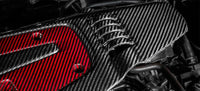 Eventuri FK8 and FK2 Engine Cover Red and Black - Revzone