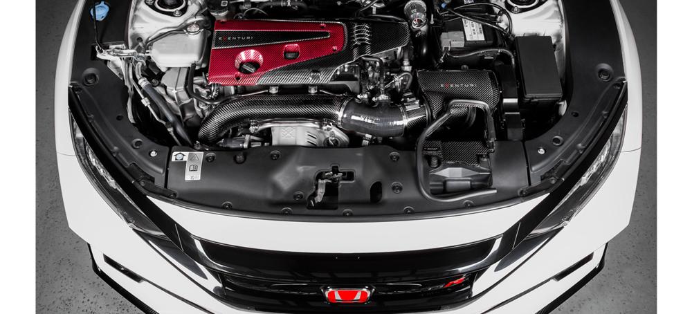 Eventuri FK8 and FK2 Engine Cover Red and Black - Revzone
