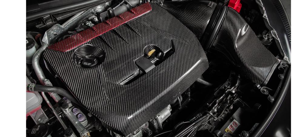 Eventuri Toyota GR Yaris Carbon Gloss Engine Cover - Revzone