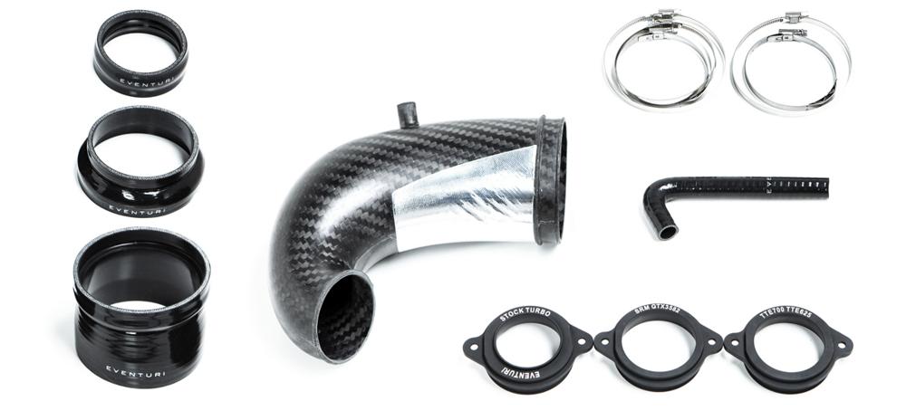 Eventuri Audi RS3 / TTRS Gen 2 RHD Carbon turbo inlet with No Flange - Revzone