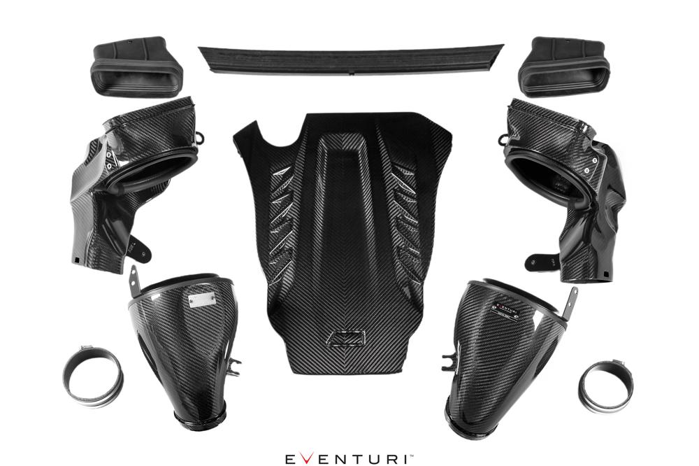 Eventuri BMW F95 X5M/X6M, G09 XM, X5 M60i Carbon Intake System - Gloss Finish - Revzone