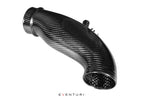 Pre-preg carbon turbo tube, filter side opening - Eventuri - Revzone