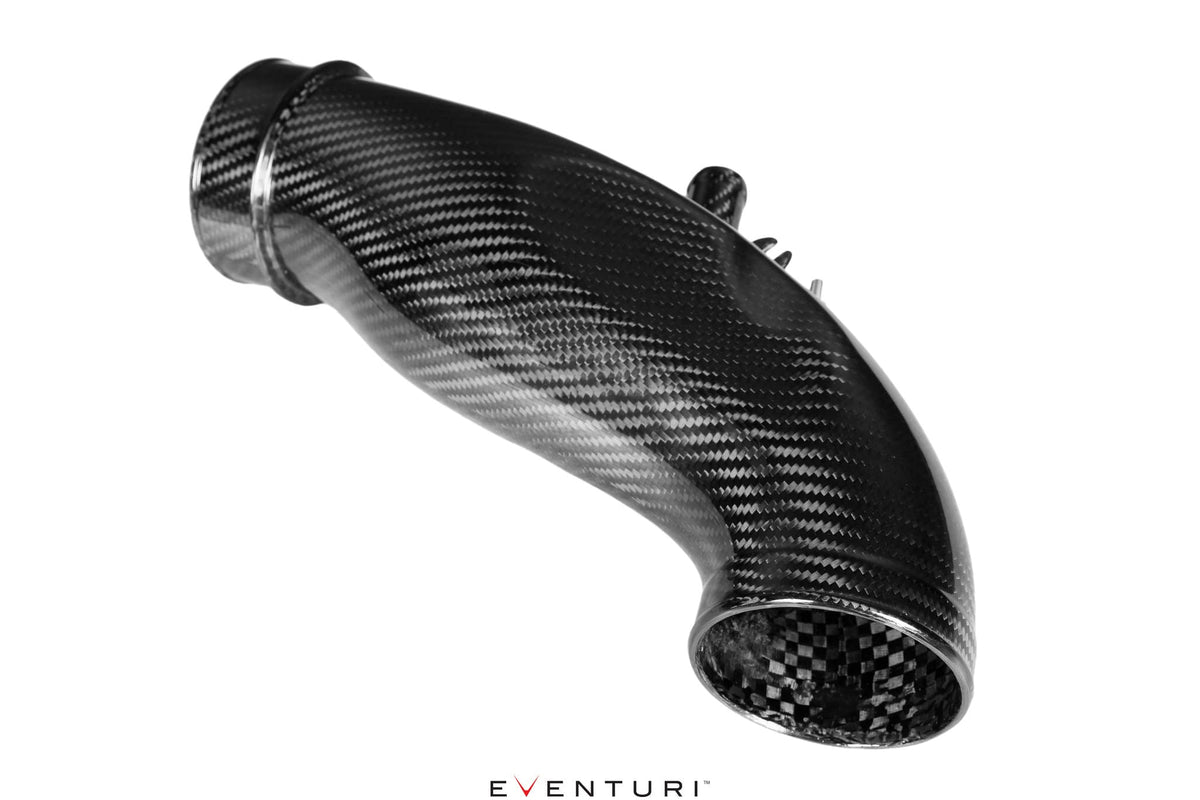 Pre-preg carbon turbo tube, filter side opening - Eventuri - Revzone