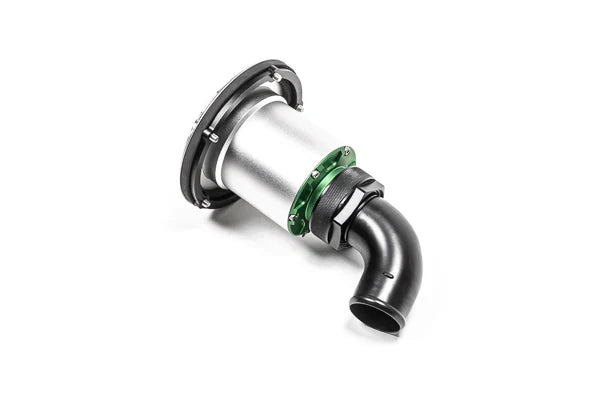 Radium Engineering Remote Mount Vented Female Dry Break 1.5" Elbow - Revzone