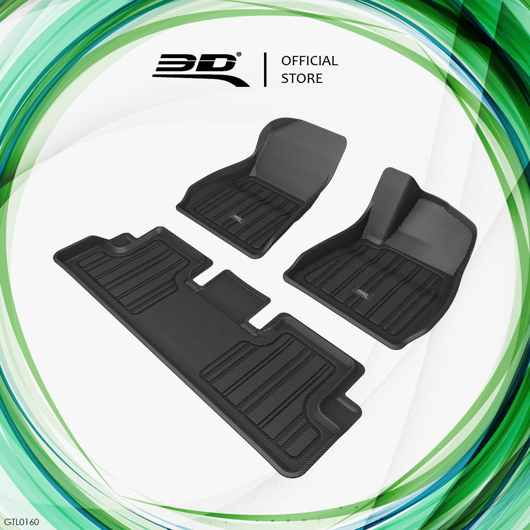 3D MAXpider Elitect all-weather floor liners GTL0160 - Tesla Model 3 - Revzone