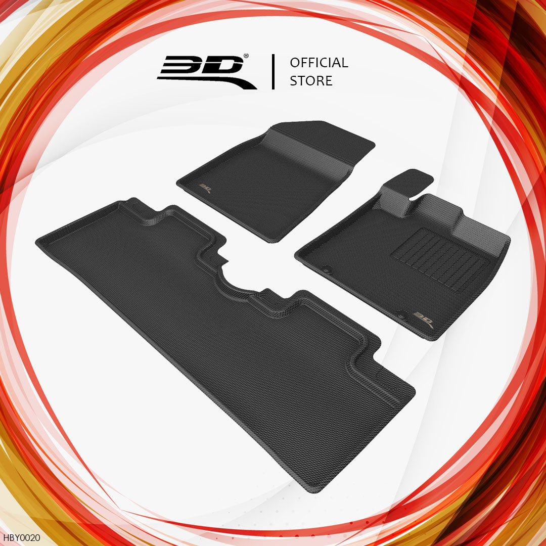 3D MAXpider Kagu all-weather floor liners HBY0020 - BYD Dolphin - Revzone