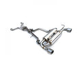 Invidia Gemini Cat Cack Exhaust - Rolled Polished Stainless Tips - Nissan 350Z Z33 02-09 - Revzone